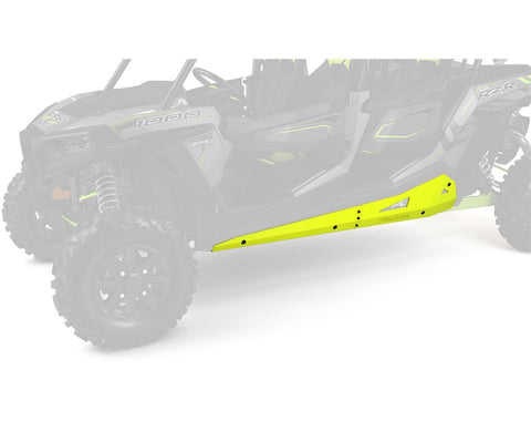 RZR 4-Seater Low Profile Rock Sliders - Lime Squeeze by Polaris