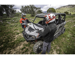 Pro Fit Lock & Ride® Hard Coat Poly Flip Down Windshield by Polaris®