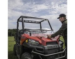 Lock & Ride® Pro Fit Hard Coat Poly Flip Down Windshield by Polaris®