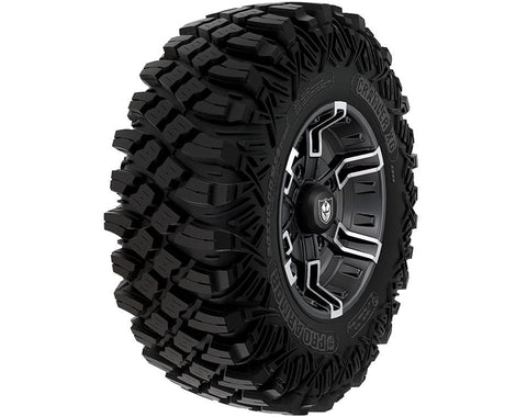 Wheel & Tire Set: Pro Armor® Buckle Accent & Crawler XG 32